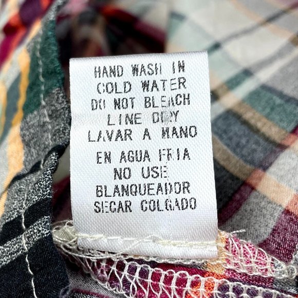 Entro Maroon Mother of Pearls Button Down Short M - Picture 6 of 9